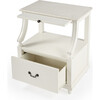 Danielle Marble Nightstand, White - Nightstands - 10