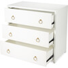 Lark 3-Drawer Chest, White - Dressers - 4