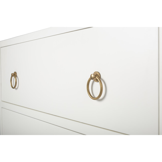 Lark 3-Drawer Chest, White - Dressers - 6