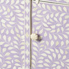 Vivienne Bone Inlay Console Chest, Lavender - Dressers - 2