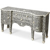 Victoria Bone Inlay Sideboard, Black - Accent Tables - 1 - thumbnail