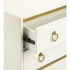 Monika Accent Dresser, Gold/White - Dressers - 2
