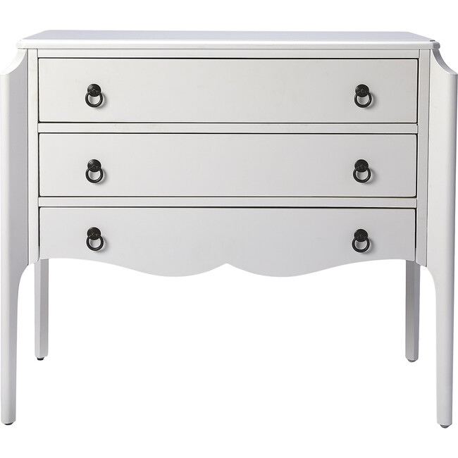 Wilshire Accent Chest, Glossy White