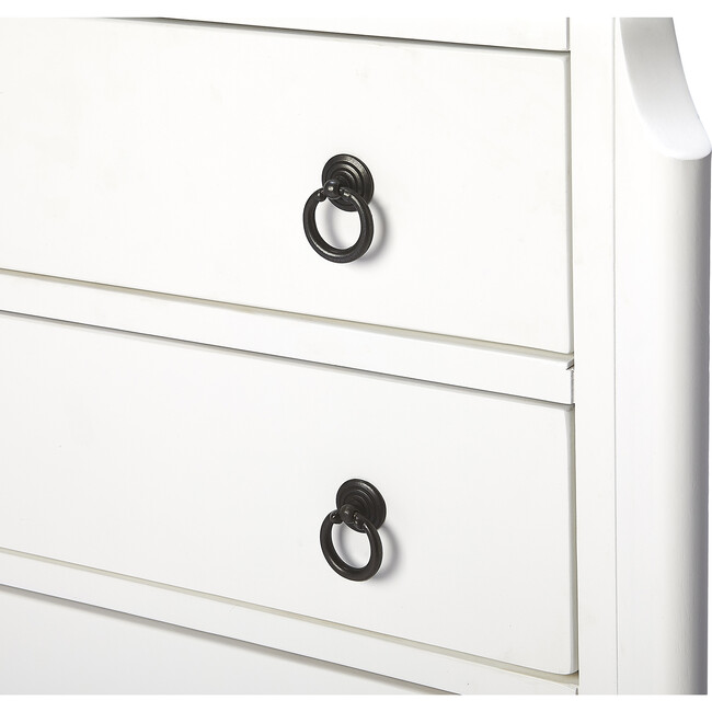 Wilshire Accent Chest, Glossy White - Bookcases - 5