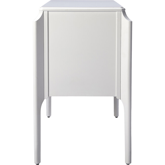 Wilshire Accent Chest, Glossy White - Bookcases - 7