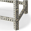 Gillian Bone Inlay Accent Table, Black - Accent Tables - 2