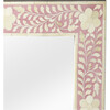 Vivienne Bone Inlay Wall Mirror, Pink - Mirrors - 2