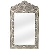 Victoria Bone Inlay Mirror, Brown - Mirrors - 1 - thumbnail