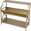 Keats Library Bookcase, Antique Gold - Bookcases - 1 - thumbnail
