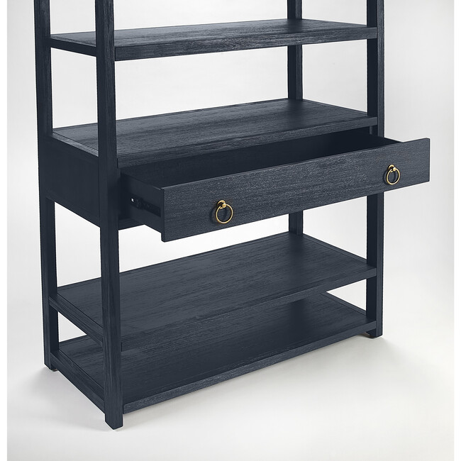 Lark Bookshelf, Navy - Bookcases - 2