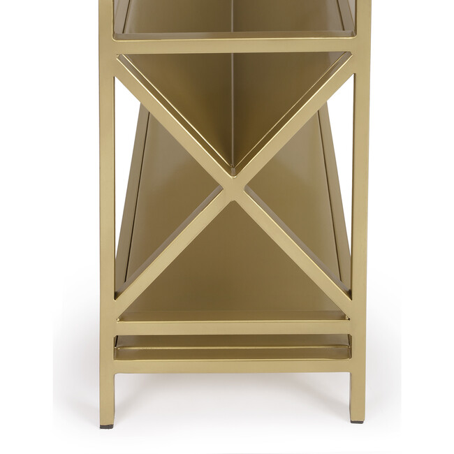 Keats Library Bookcase, Antique Gold - Bookcases - 3