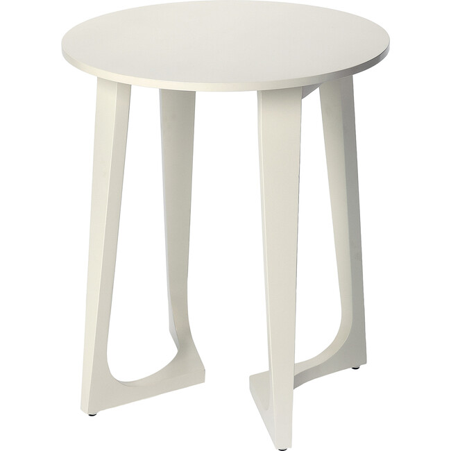 Devin Accent Table, White - Accent Tables - 1