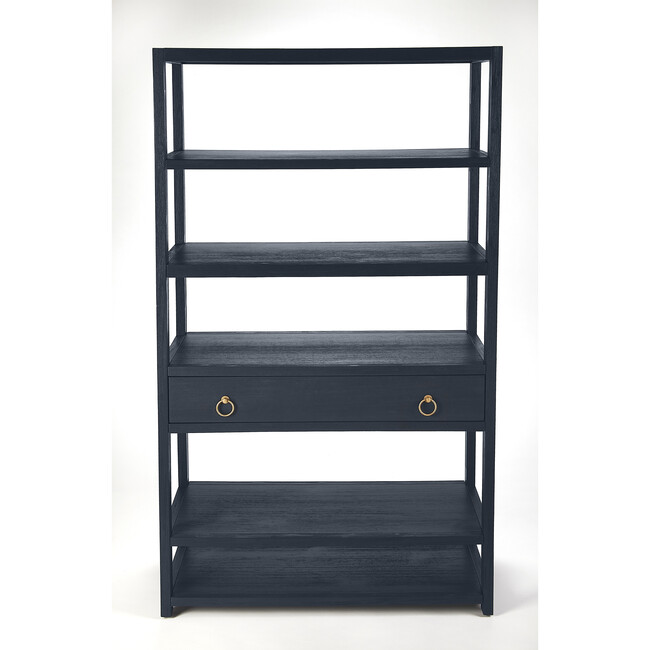 Lark Bookshelf, Navy - Bookcases - 5