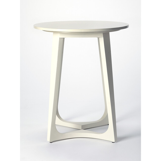 Devin Accent Table, White - Accent Tables - 3