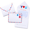 Mini Airmail All-In-One Valentine Card & Envelope - Paper Goods - 1 - thumbnail