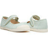 Linen Mary Jane Sneakers, Mint - Mary Janes - 2