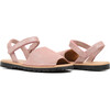 Leather Sandals, Rose Shimmer - Sandals - 1 - thumbnail
