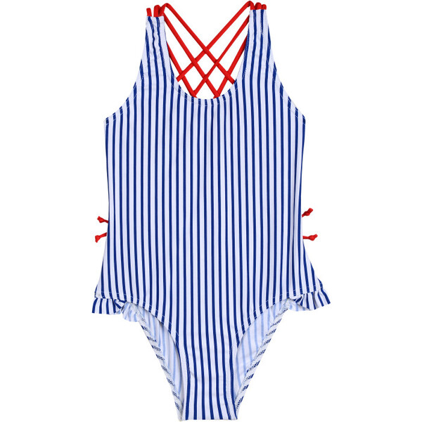 Chic Swimsuit, Marine Stripe - Childrenchic Swim | Maisonette