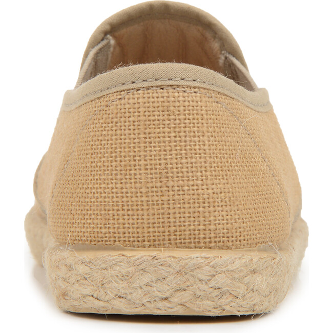 Linen Slip-On Sneakers, Camel - Sneakers - 5