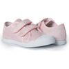 Double Velcro Sneakers, Sparkling Pink - Sneakers - 1 - thumbnail