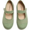 Canvas Mary Jane Captoe Sneakers, Leaf - Mary Janes - 3