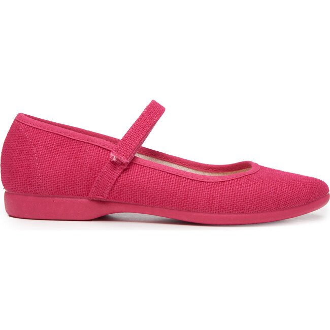 Canvas Mary Janes, Textured Fuschia - Mary Janes - 2