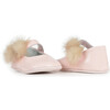 Baby Mary Janes with Pom Poms, Blush Patent - Mary Janes - 1 - thumbnail