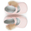 Baby Mary Janes with Pom Poms, Blush Patent - Mary Janes - 3