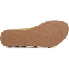 Braided Leather Sandals, Metallic Gold - Sandals - 4