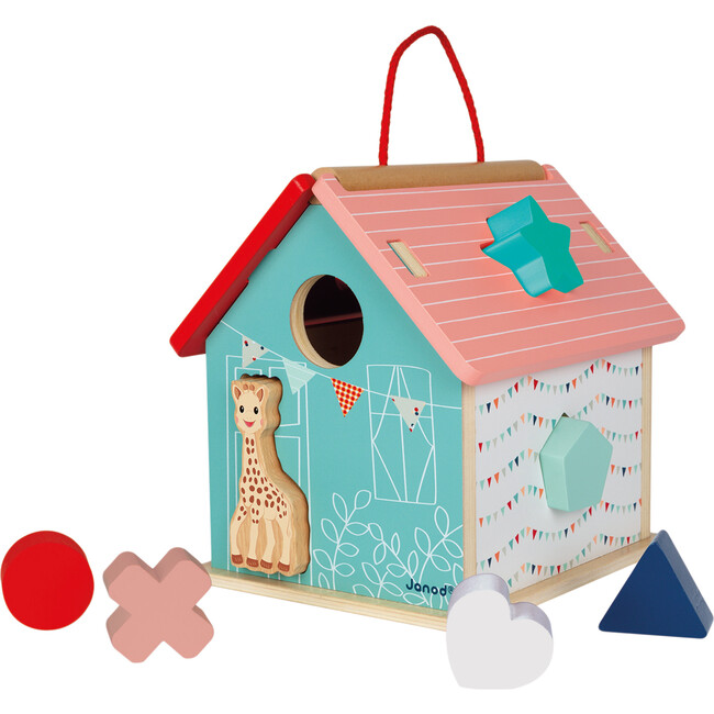 Sophie La Girafe Shape Sorting House - Blocks - 1