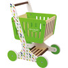 Green Market Wooden Shopping Trolley - Play Food - 1 - thumbnail