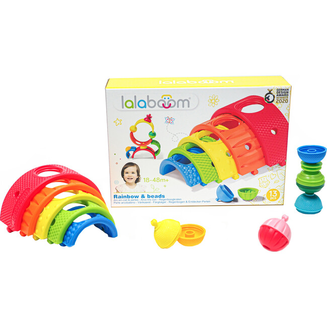 5 Rainbow Arches and Beads - Developmental Toys - 1