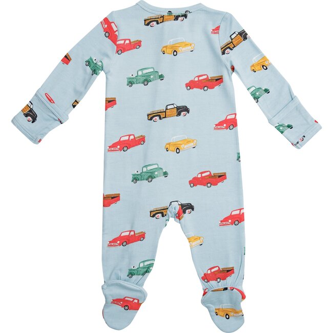 Vintage Truck Footie, Blue
