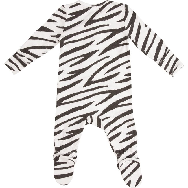 Zebra Footie, Black