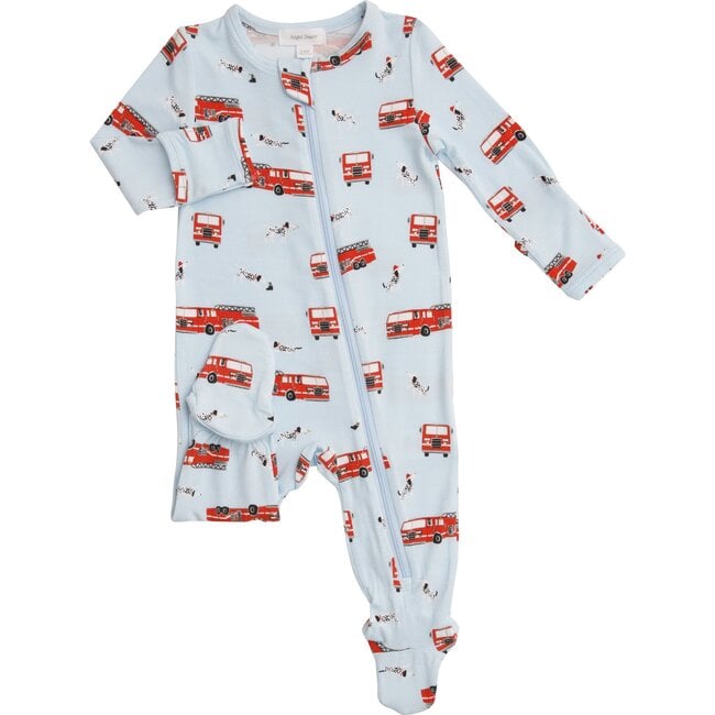 Firetruck Footie, Blue