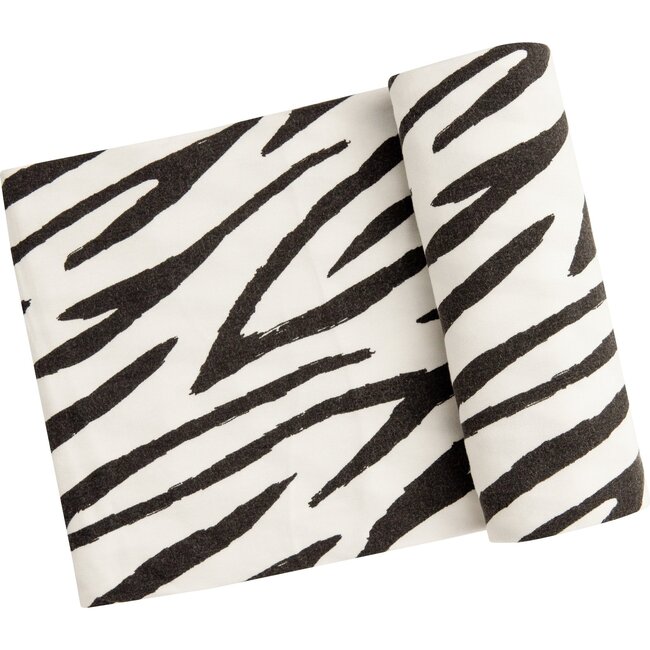 Zebra Swaddle, Black