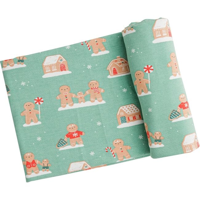 Gingerbread Swaddle, Green