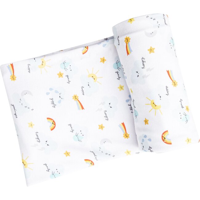 Clouds Swaddle, White
