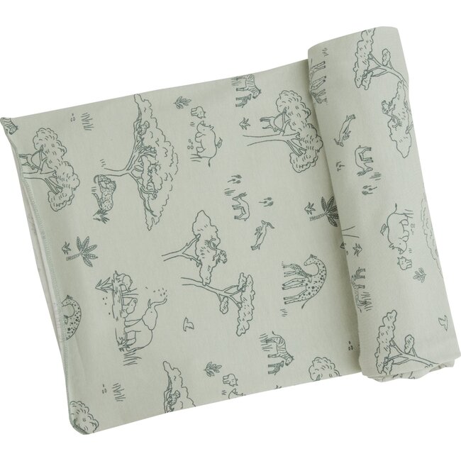 Safari Family Swaddle, Green