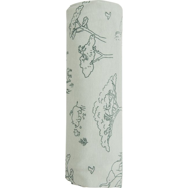 Safari Family Swaddle, Green
