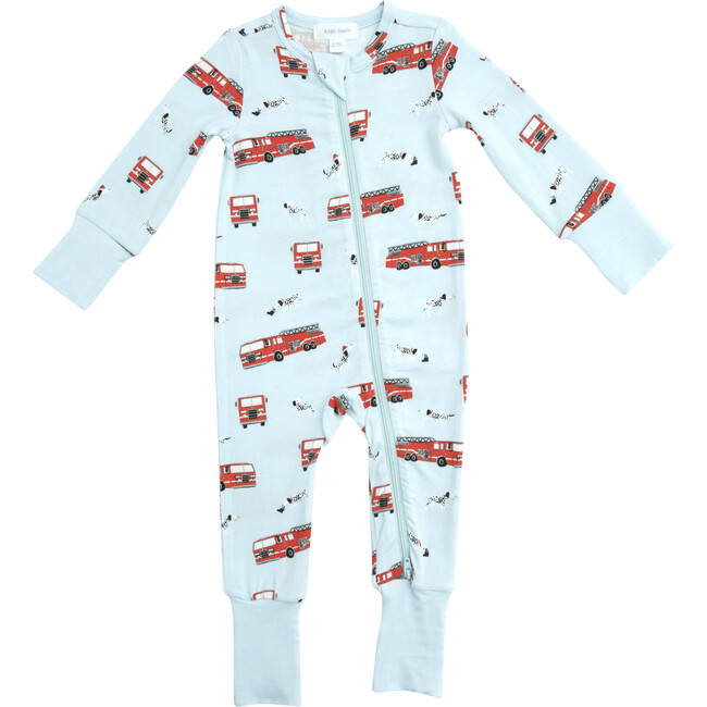 Firetruck Romper, Blue