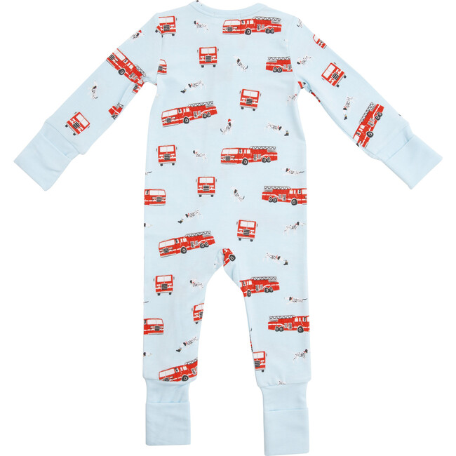 Firetruck Romper, Blue