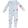 Farm Romper, Blue - Rompers - 1 - thumbnail