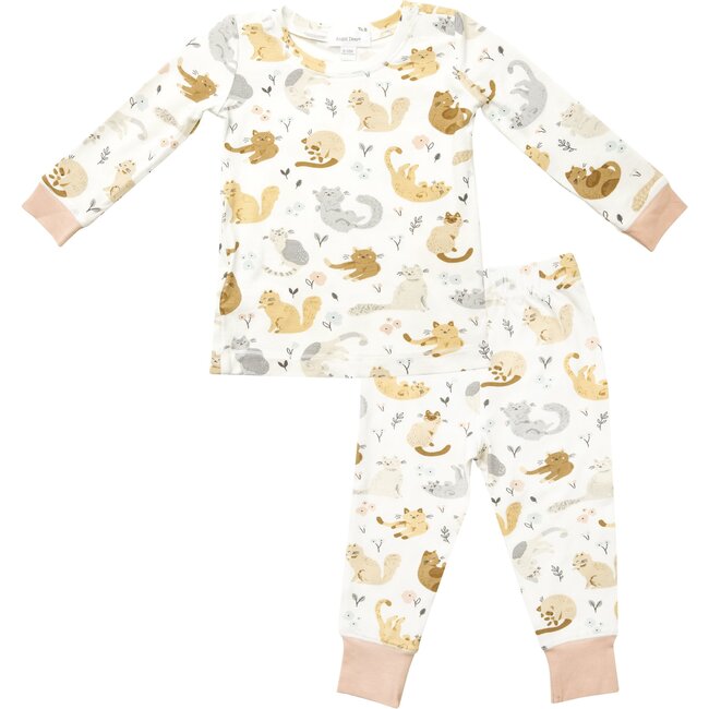 Kitties Loungewear Set, Multi - Loungewear - 1