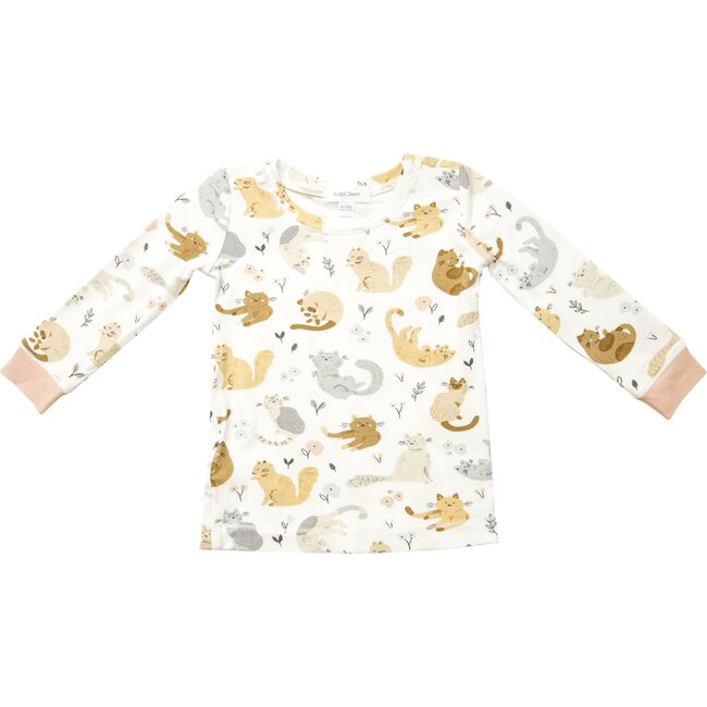 Kitties Loungewear Set, Multi - Loungewear - 2