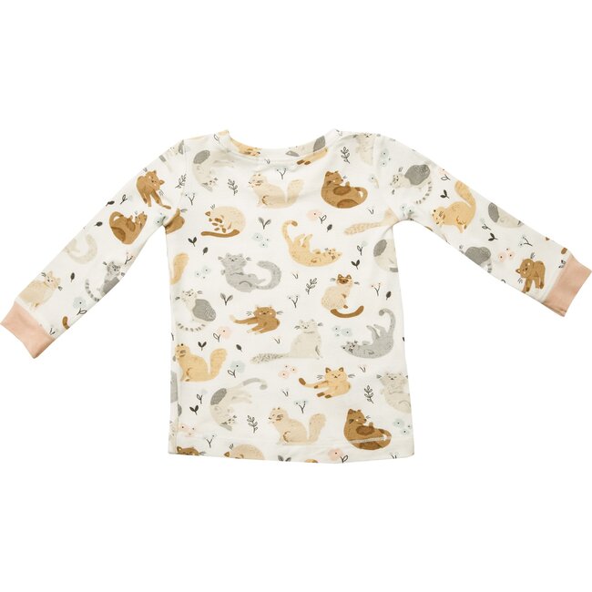 Kitties Loungewear Set, Multi - Loungewear - 3