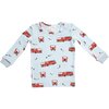 Firetruck Loungewear Set, Blue - Loungewear - 2
