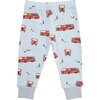 Firetruck Loungewear Set, Blue - Loungewear - 3
