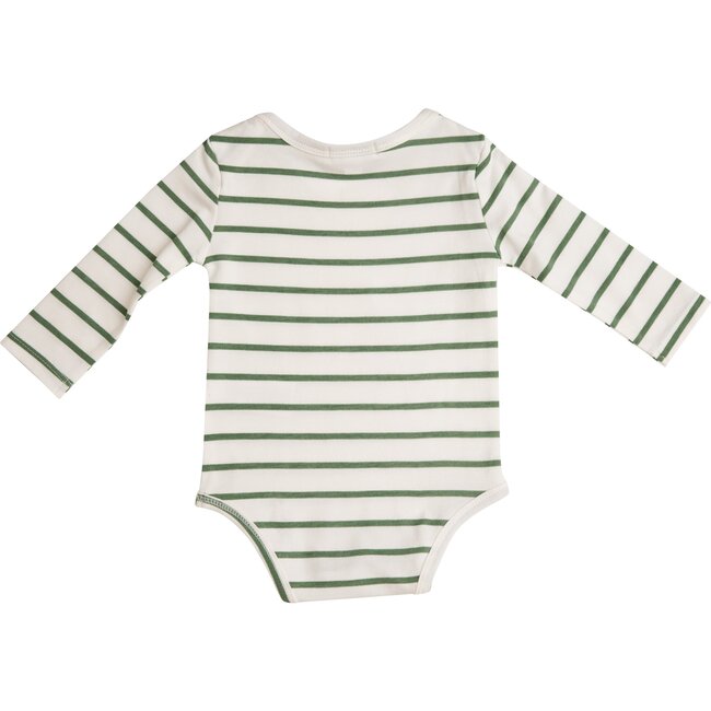 Green Stripe Bodysuit, Green