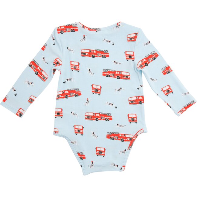 Firetruck Bodysuit, Blue